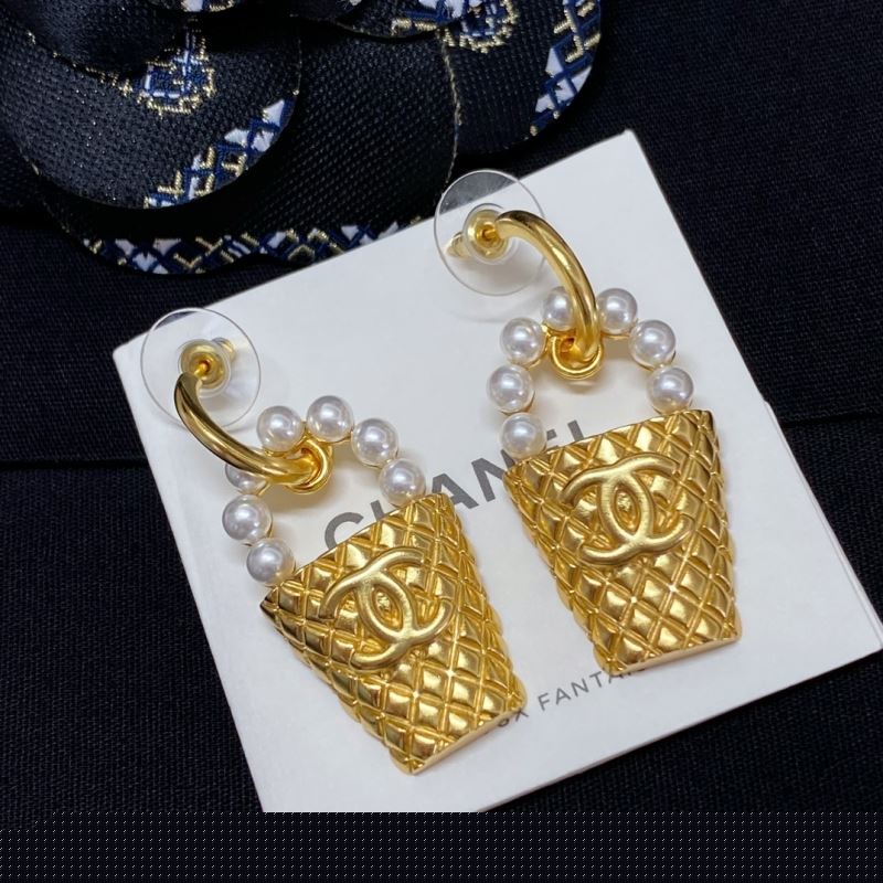 Ch*el earrings